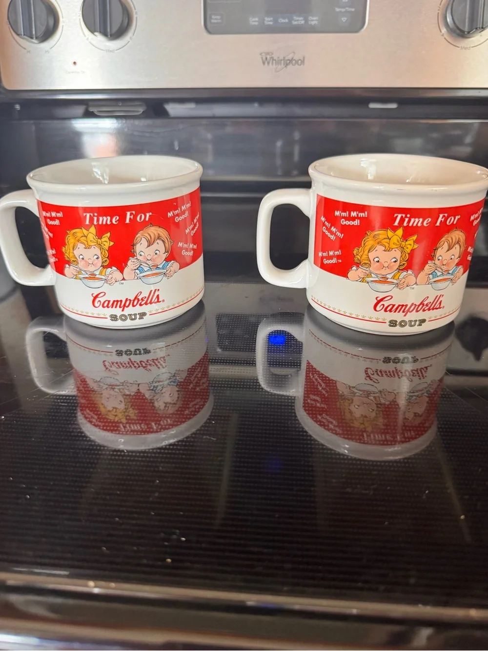 Vintage 1998 Campbell’s Soup Kids Ceramic Coffee Mugs Set of 2 | M’m! M’m! Good!